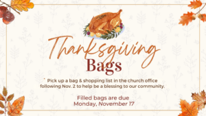 Thanksgiving Bags 2025